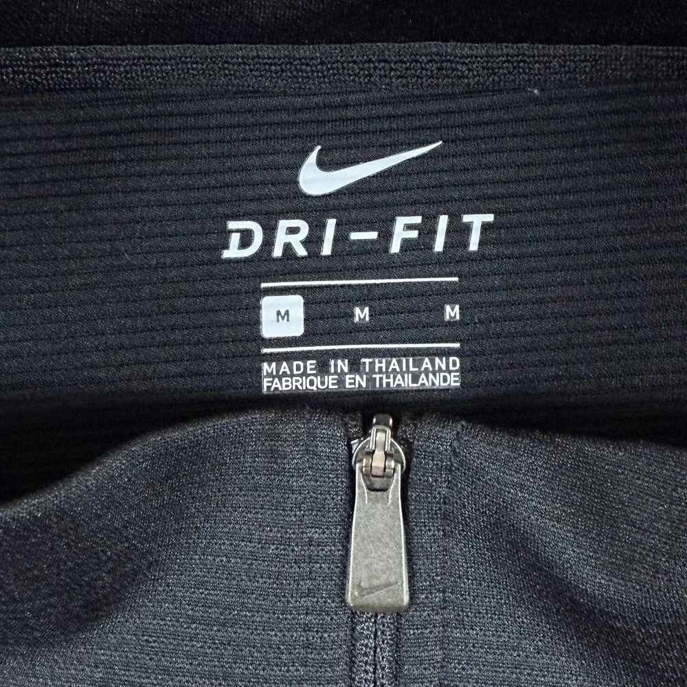 Nike Dri-Fit Mens Medium Bowling Green Falcons Black 1/4 Zip Pullover